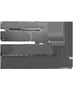 Stainless Steel Long Knife for Cigarette Machine with 0.16mm Thickness and Metallic Color